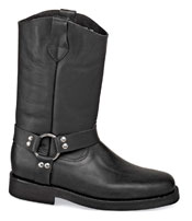 Black Wellington Harness Boot