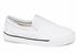 White Canvas Casual Slip-on