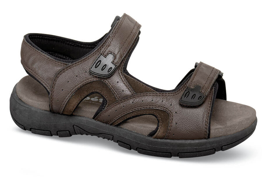 Brown Arlo Adjustable Sandal