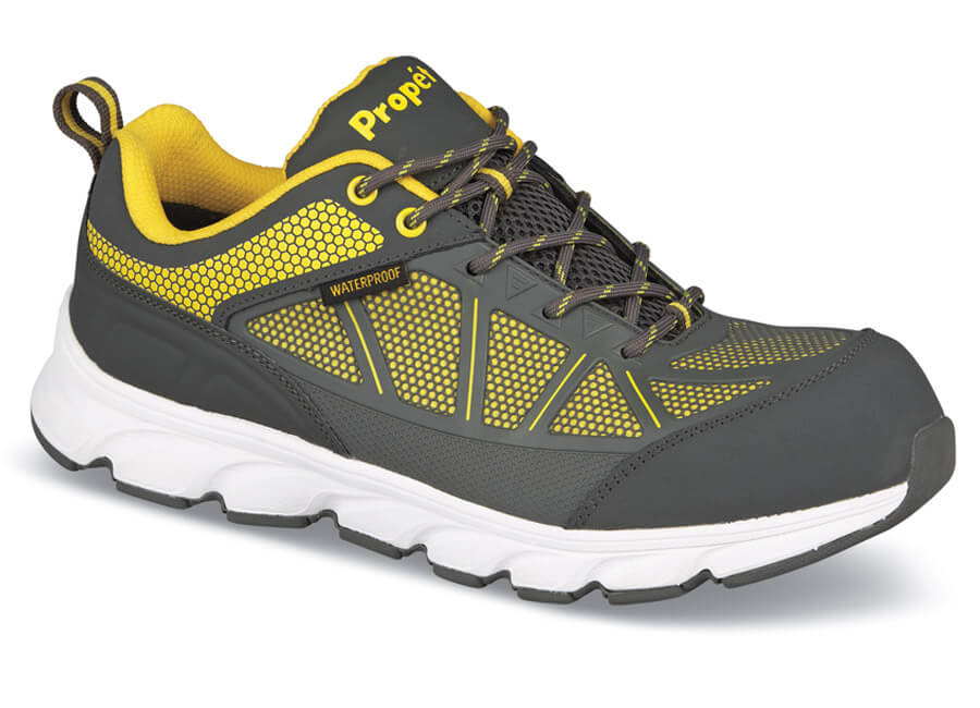 Grey/yellow Safety Oxford