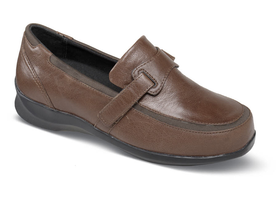 Evelyn Brown Stretch Loafer