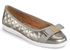 Faeth Pewter Quilted Ballet Flat