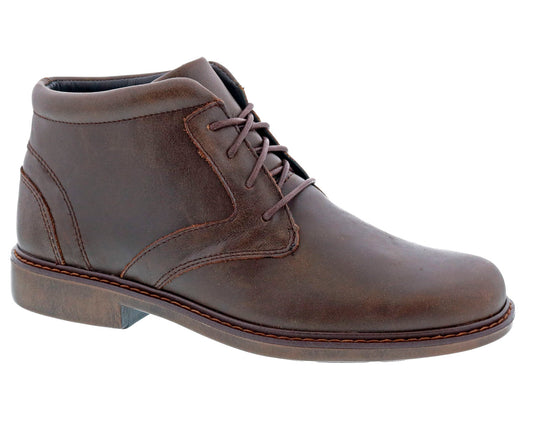 Brown Leather-Bronx Boots BY DREW 1