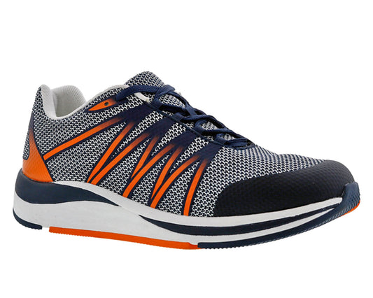 Navy Orange Mesh-PLAYER BY DREW 1