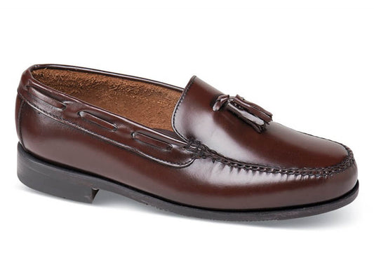 Burgundy Leather-TASSEL LOAFER BY HITCHCOCK 1