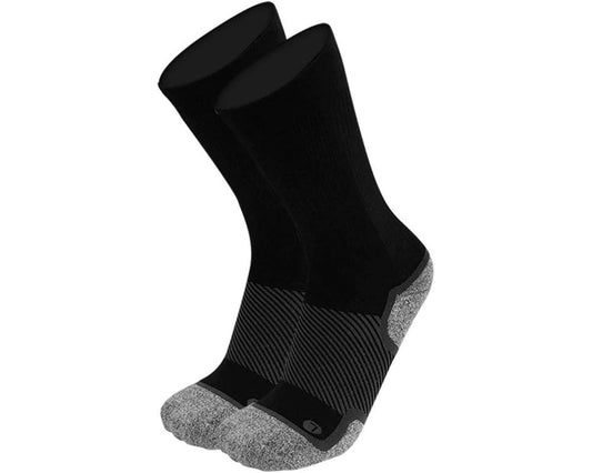 Black-OS1st WP4 WIDE Wellness Performance Sock - Crew 1