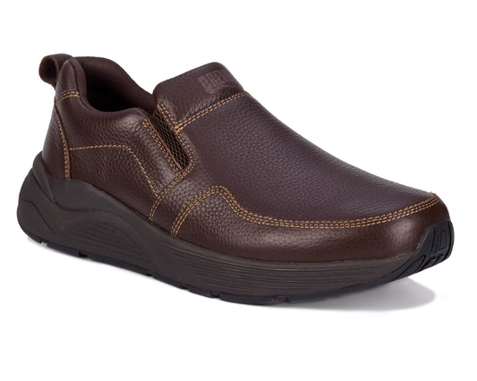 Brown Pebbled Leather-MATCH BY DREW 1
