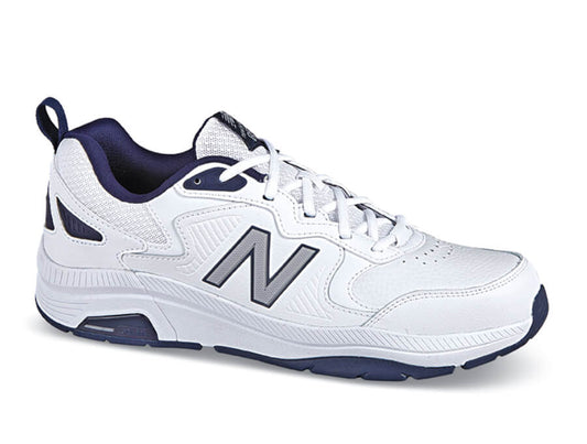 White-857 New Balance Version 3 Mens Trainer 1