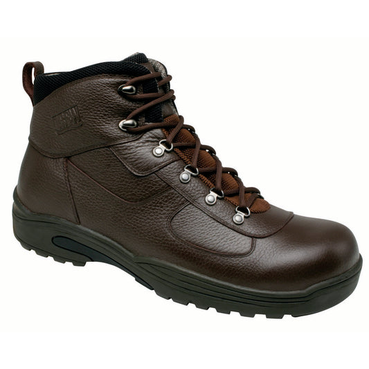 Brown Tumbled Leather-Rockford Boots BY DREW 1