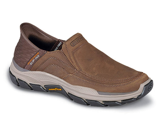 Brown-Respected Elgin Slip-Ins Skechers 1
