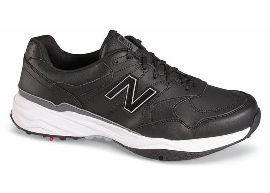 black waterproof golf shoes