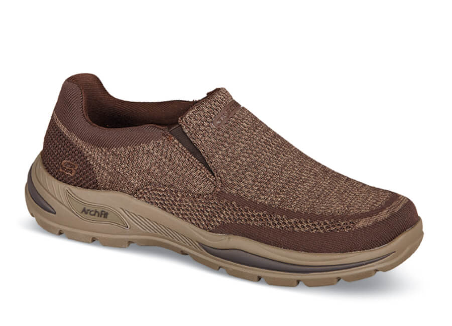 Brown Motley Knit | Wide Shoes