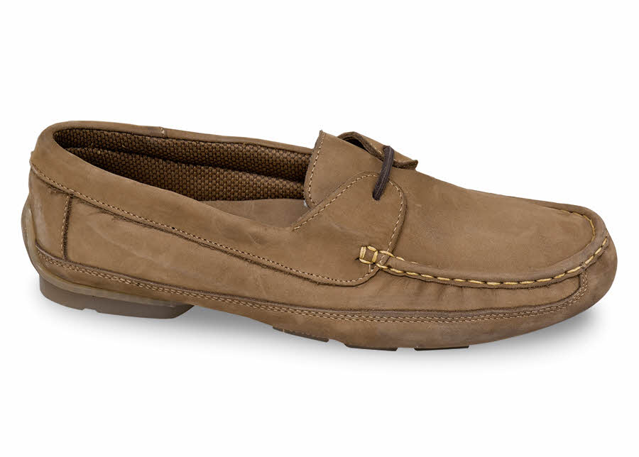 Hitchcock Mens Leather Driving Moccassins 1238 Brown Size 7-13 3E Wide 
