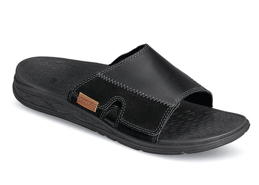 Revitalign Black Slide Sandal 