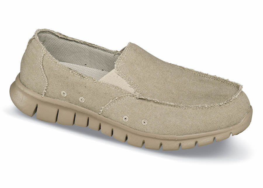 Sand Canvas McLean Slip-on | Hitchcock Wide Shoes