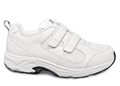 White Dual-strap Athletic Walker