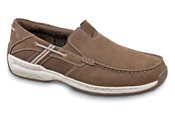 Brown Casual Boat Slip-on