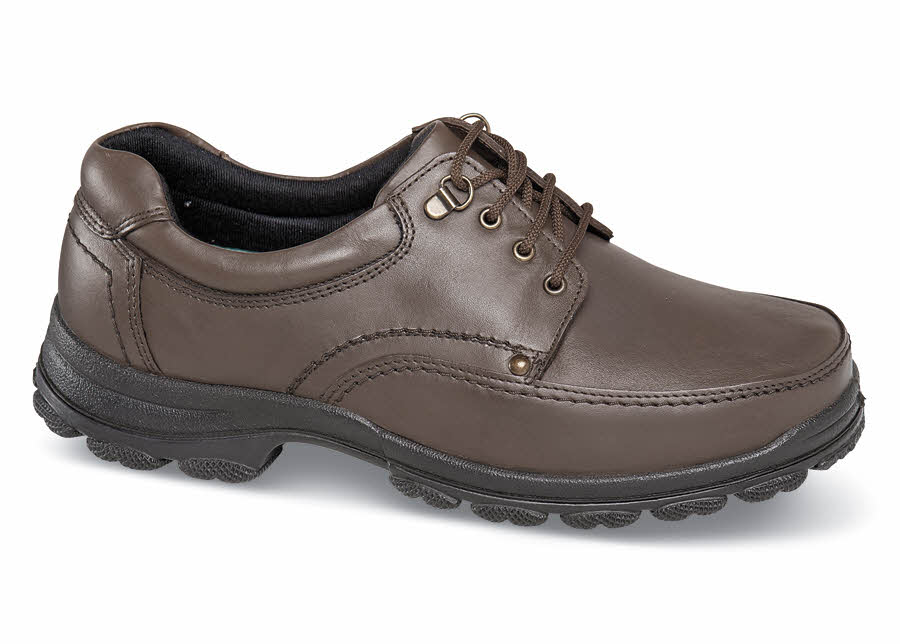 Brown 4-eyelet Sport Oxford | Hitchcock Wide Shoes