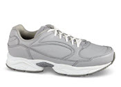 Grey Leather Sport Shoe