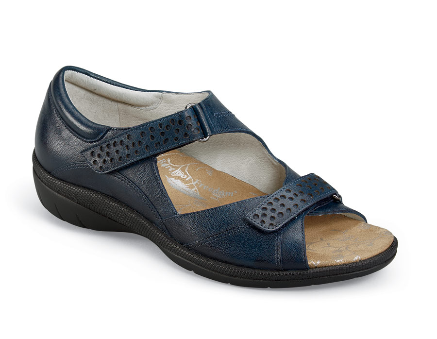 Dansko Leather Asymmetrical Strap Heeled Sandals - Marjory - QVC.com
