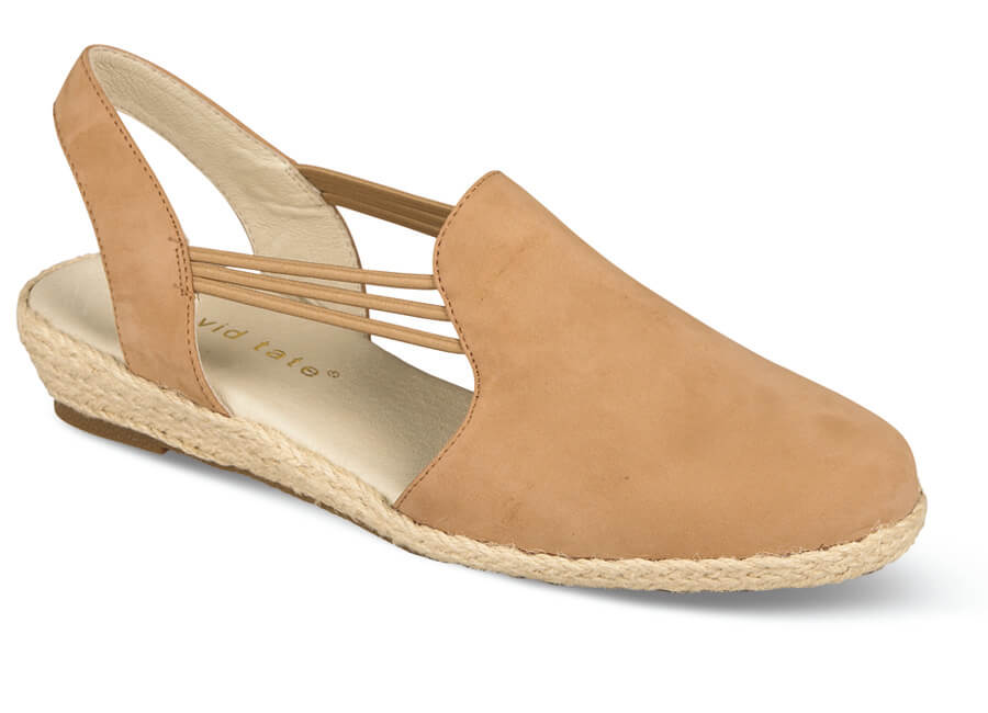 Nelly Tan Espadrille Sandal | Hitchcock Wide Shoes