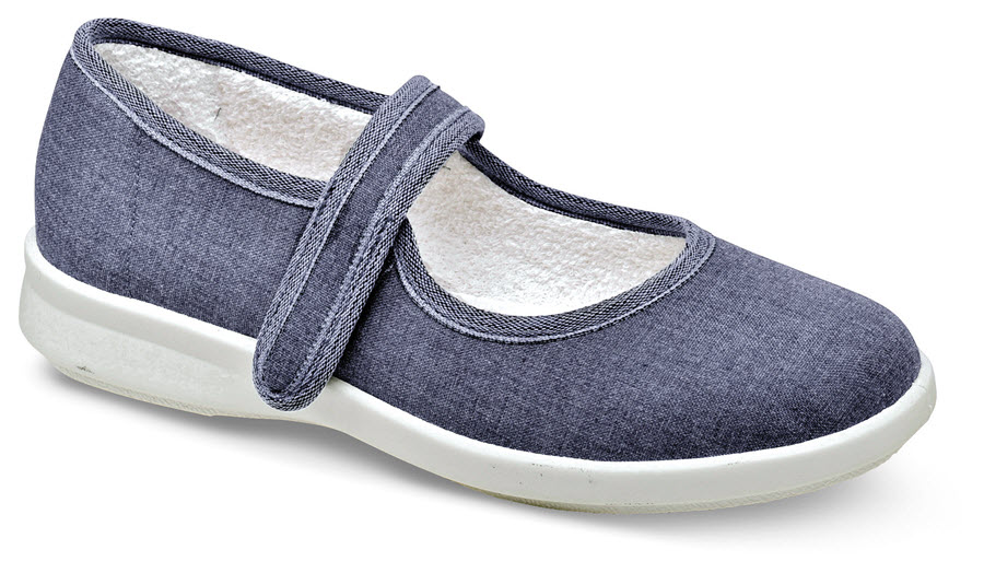 canvas mary janes
