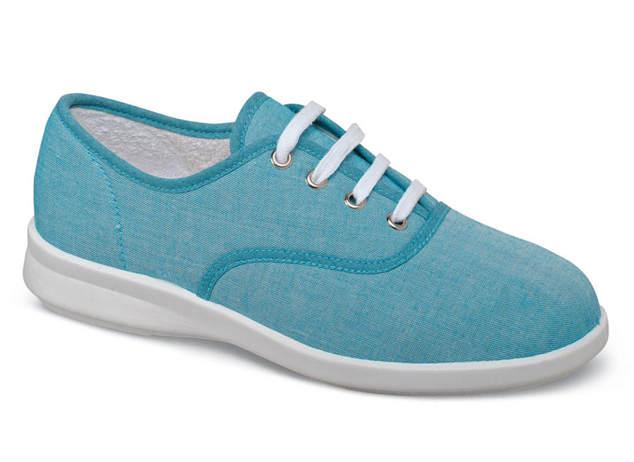turquoise canvas shoes