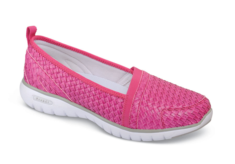 Travellite Fuchsia Slip-on | Hitchcock Wide Shoes