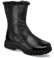 Madison Leather Mid Black Boot