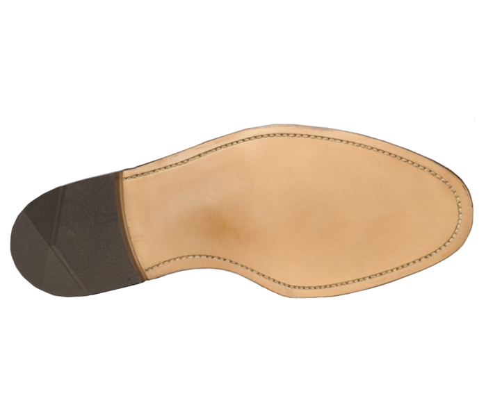 Black Calfskin Cap-Toe Oxford | Hitchcock Wide Shoes