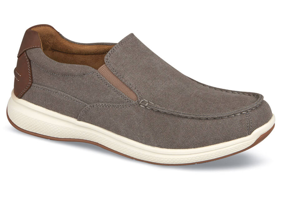 Grey Canvas Great Lakes Slip-on
