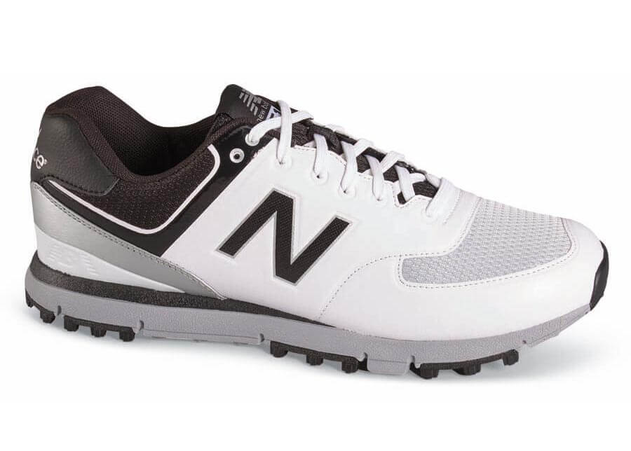 White/black Spikeless Golf Shoe