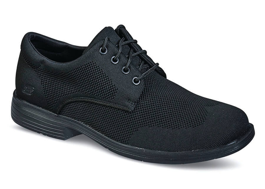 Black Knit Caswell Aleno Wingtip