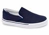 Navy Canvas Slip-on Casual