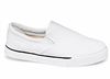 White Canvas Casual Slip-on