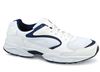 White/navy Mesh Sport Shoe
