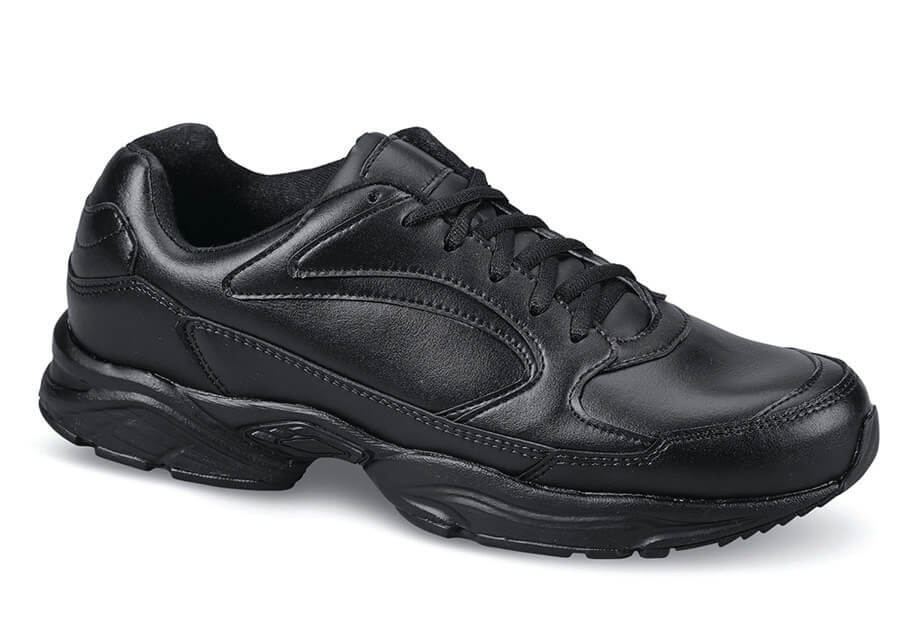 Black Leather Sport Shoe