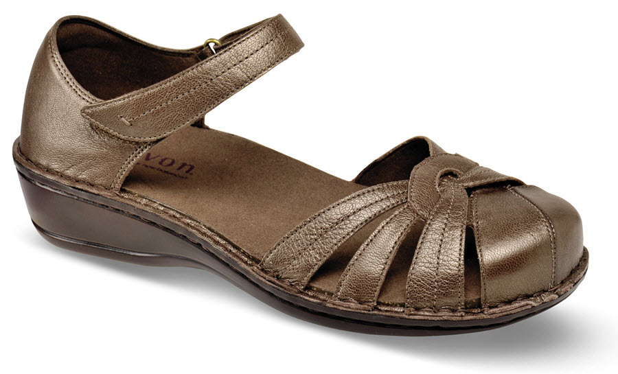 Clarissa Bronze Close-toe Sandal