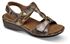 Collette Brown T-strap Sandal
