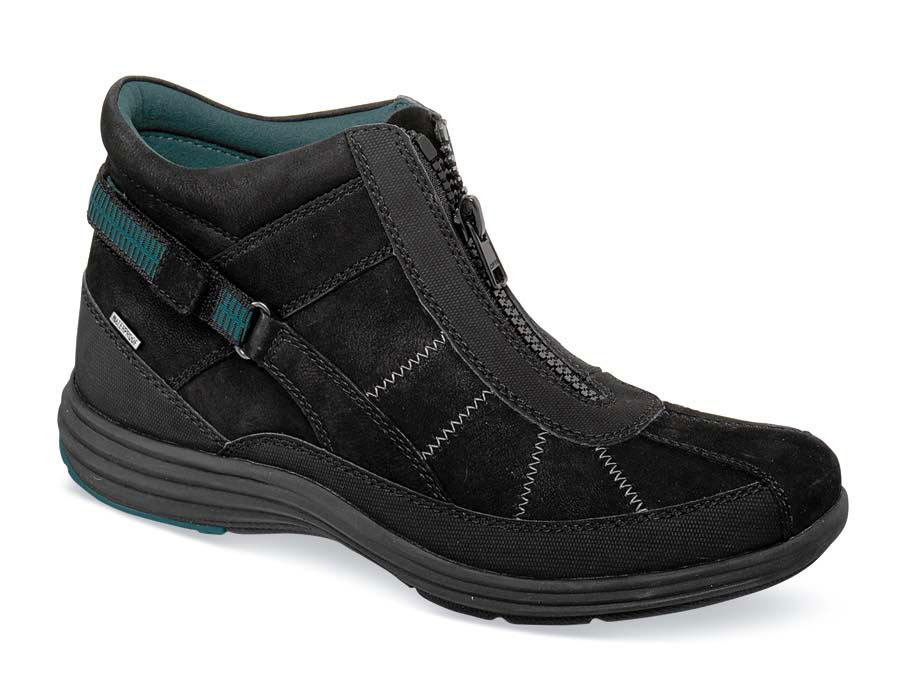 Beverly-AR Black Front Zip Boot