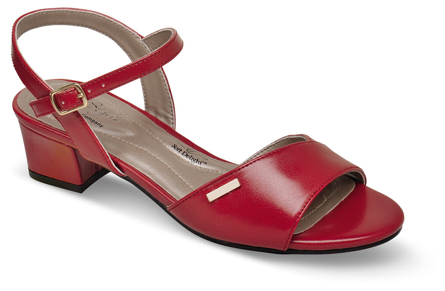 Erin Red Dressy Sandal