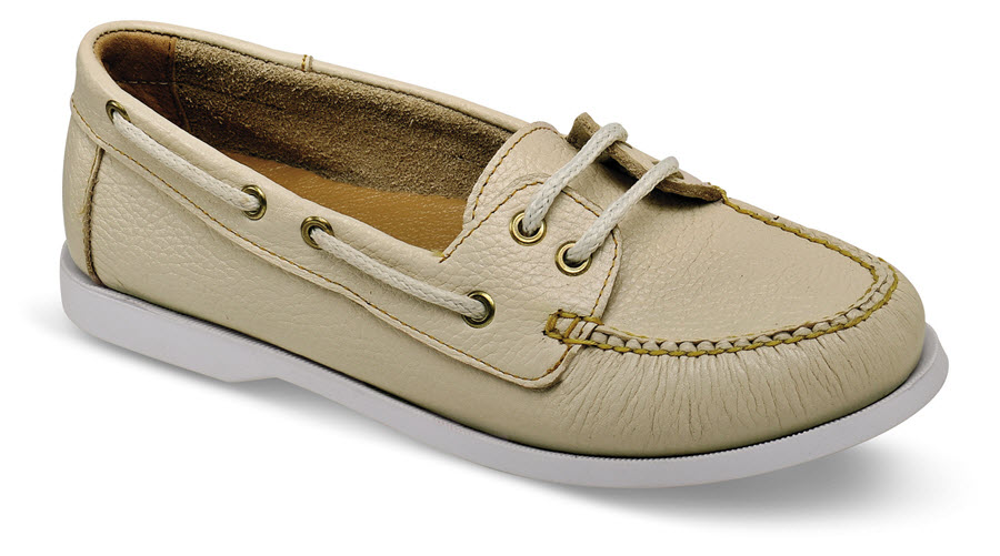 Carolyn Cream Boat Shoe