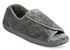Grey Quilted Strap Slipper