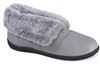 Eve Grey Pile Lined Slipper