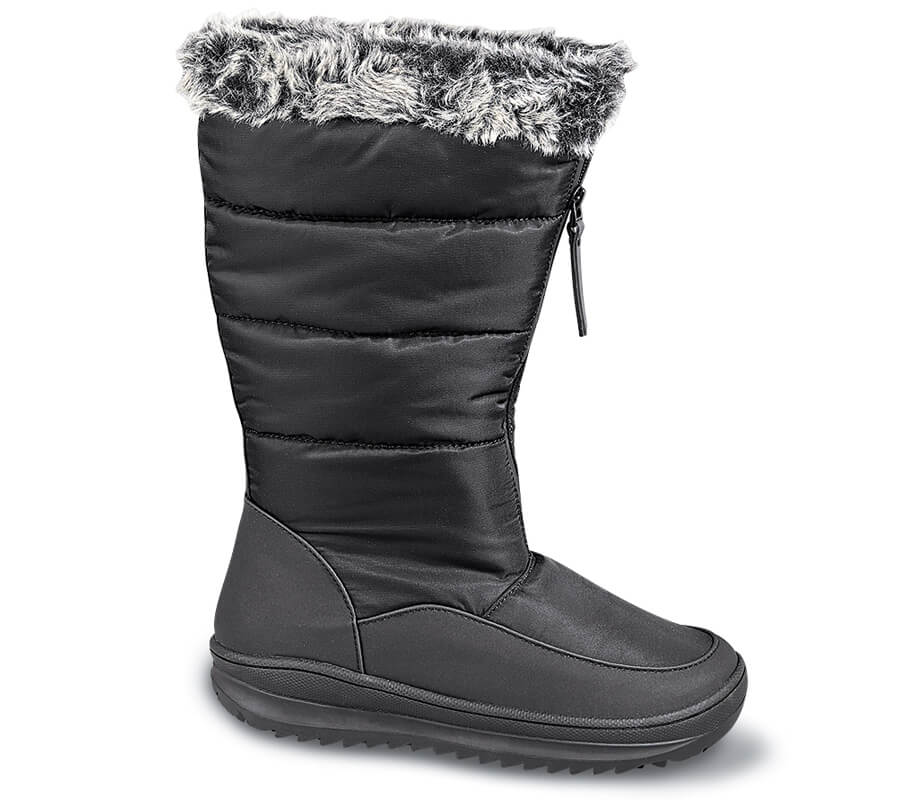 Nordic Black Tall Snow Boot