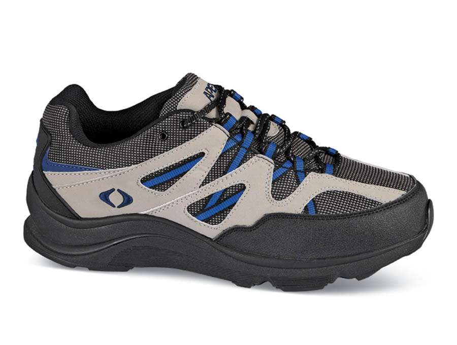 Grey/blue Apex Sierra Hiker | Hitchcock Wide Shoes