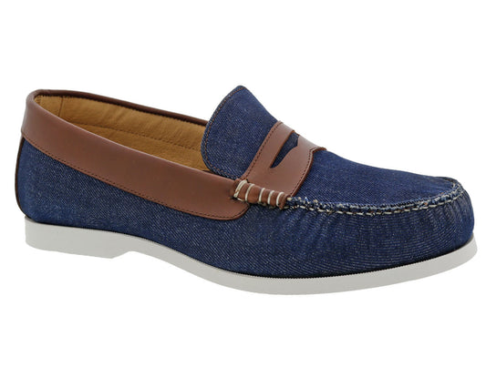 Denim Canvas-Holbrook Yoshi Loafer BY HITCHCOCK 1