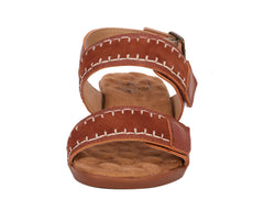 Luggage Ginger Leather Suede-KATERI BY ROS HOMMERSON 2