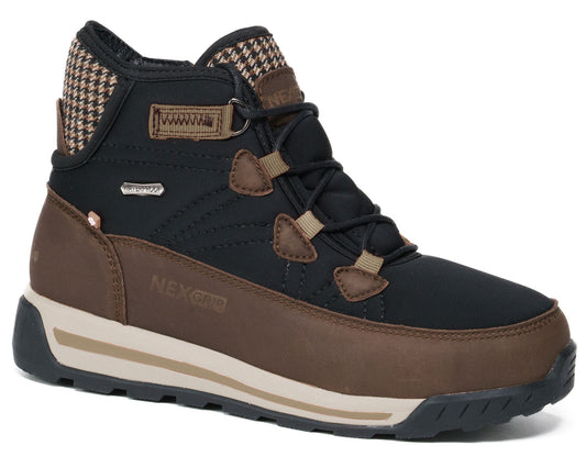 Brown Leather Combo-ICE WONDER MID BY NEXGRIP 1