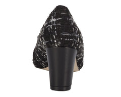 Black Tweed Fabric Leather-WC STEVIE 2
